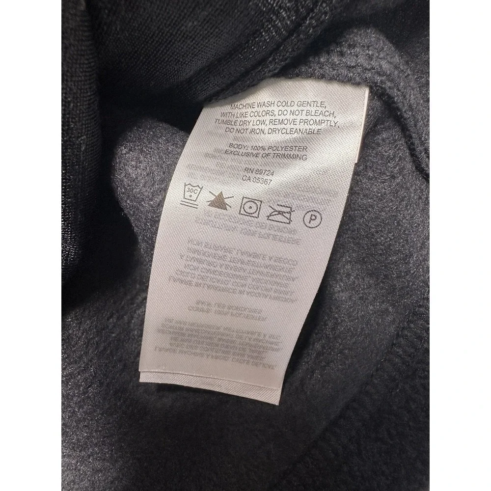 Columbia Benton‎ Springs Fleece Vest YOUTH Kids Size L Black Full Zip Sleeveless